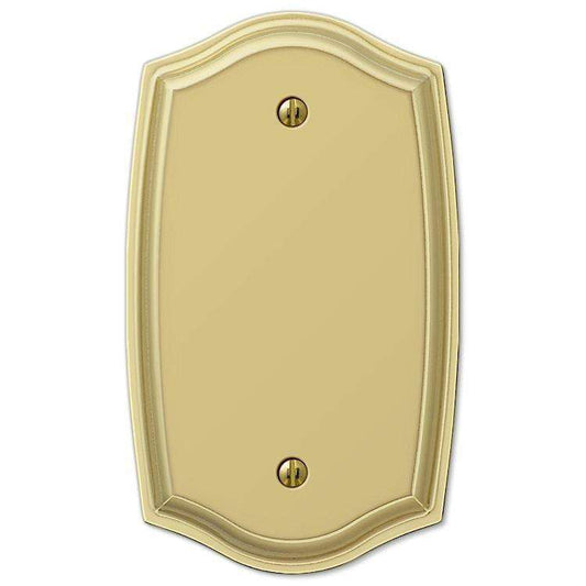 Sonoma Polished Brass 1 Blank - Wallplatesonline.com