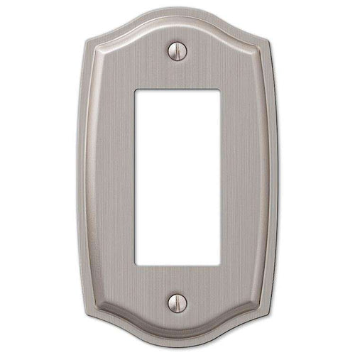 Sonoma Brushed Nickel 1 Rocker (GFI) - Wallplatesonline.com