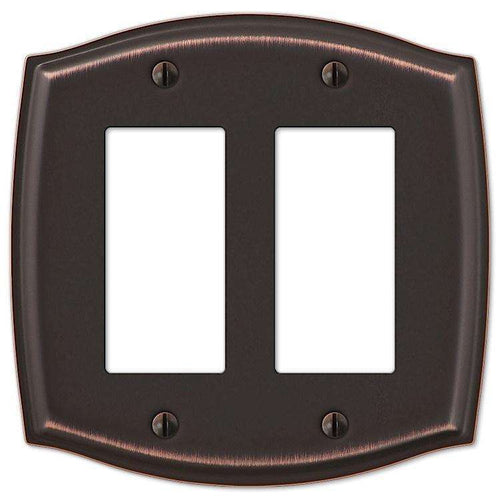 Sonoma Aged Bronze 2 Rocker (GFI) - Wallplatesonline.com