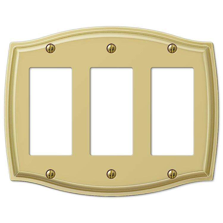 Sonoma Polished Brass 3 Rocker (GFI)
