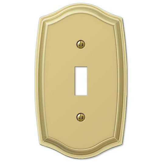 Sonoma Polished Brass Cover Plates - Wallplatesonline.com
