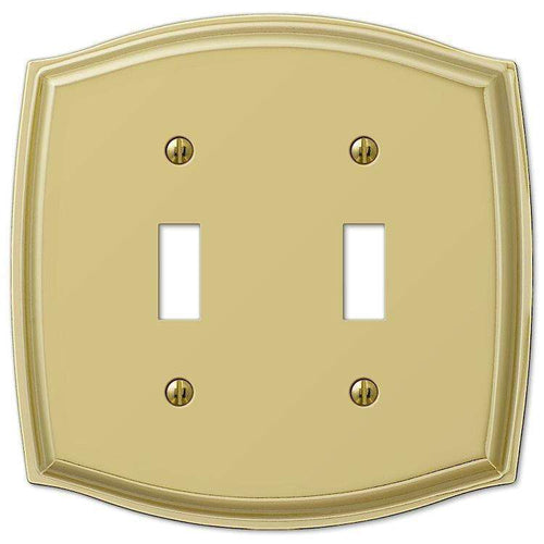 Sonoma Polished Brass Double Toggle - Wallplatesonline.com
