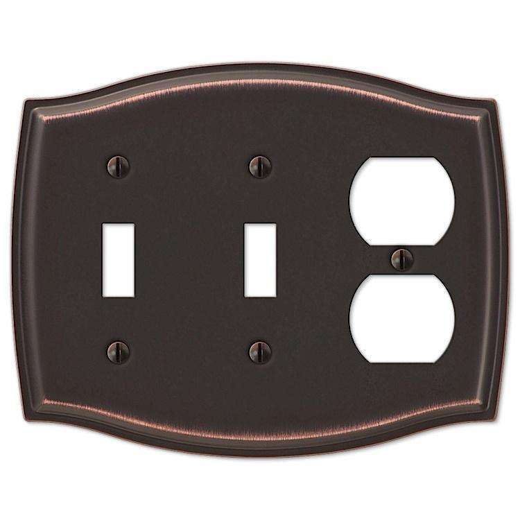 Sonoma Aged Bronze 2 Toggle / Duplex Outlet