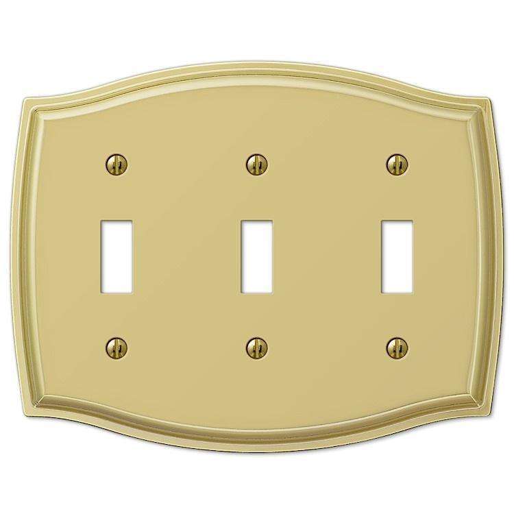 Sonoma Polished Brass Triple Toggle