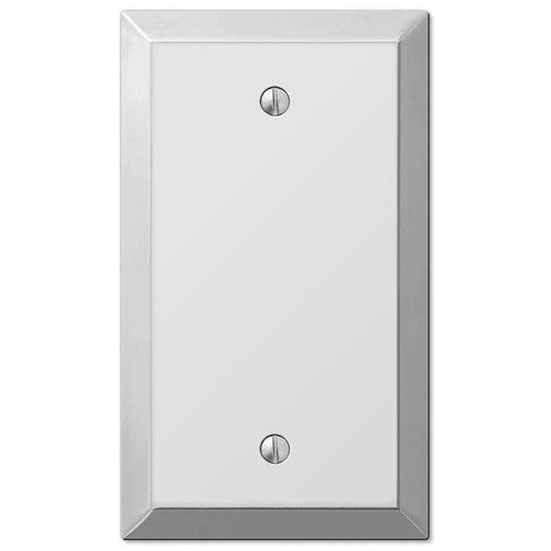 Century Polished Chrome 1 Blank - Wallplatesonline.com