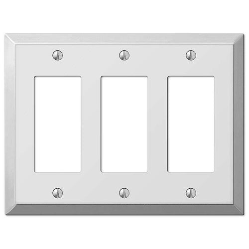 Century Polished Chrome 3 Rocker (GFI) - Wallplatesonline.com
