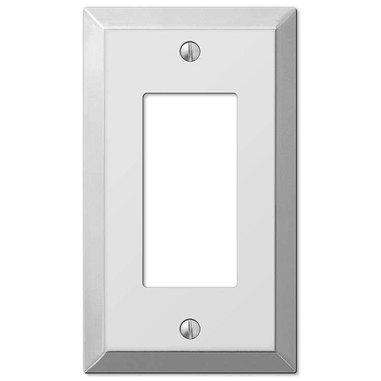 Century Polished Chrome 1 Rocker (GFI) - Wallplatesonline.com