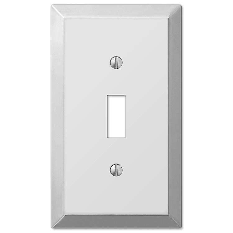 Century Polished Chrome Cover Plates - Wallplatesonline.com