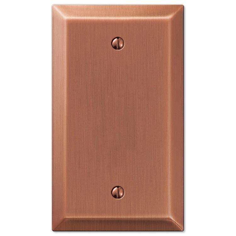 Century Antique Copper 1 Blank - Wallplatesonline.com