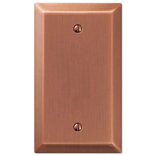 Century Antique Copper 1 Blank - Wallplatesonline.com