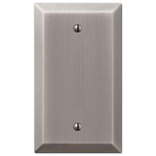 Century Antique Nickel 1 Blank - Wallplatesonline.com