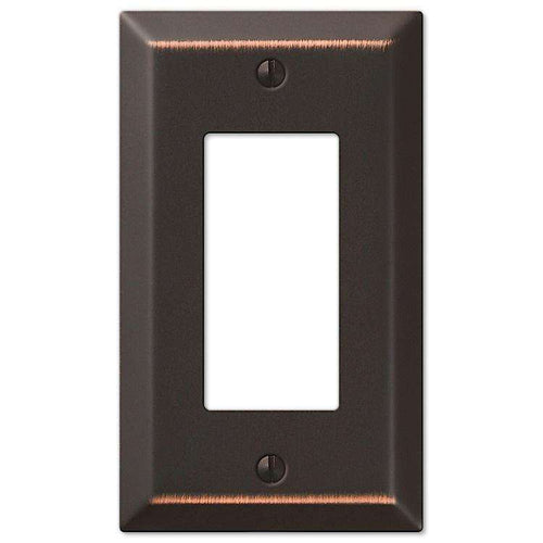 Century Aged Bronze 1 Rocker (GFI) - Wallplatesonline.com