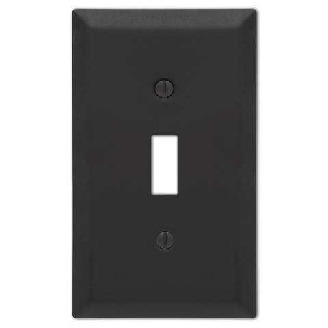 Century Matte Black Cover Plates