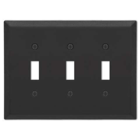Century Matte Black Triple Toggle