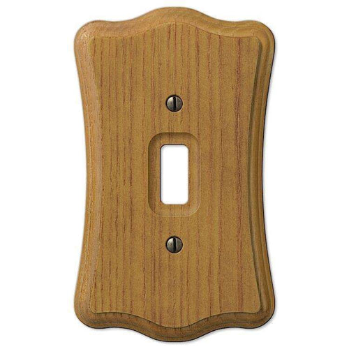 Austin Medium Oak Cover Plates - Wallplatesonline.com
