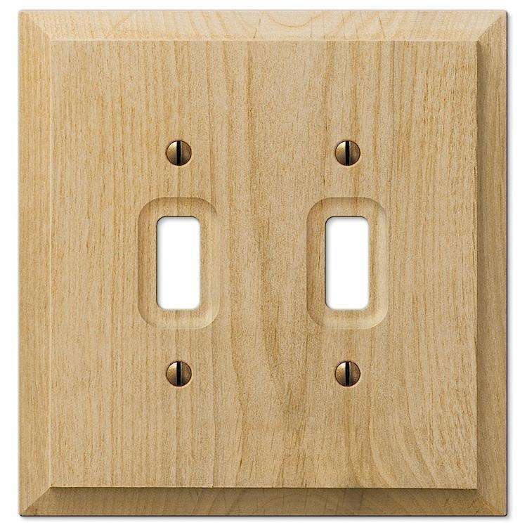 Unfinished Baker Wood Double Toggle