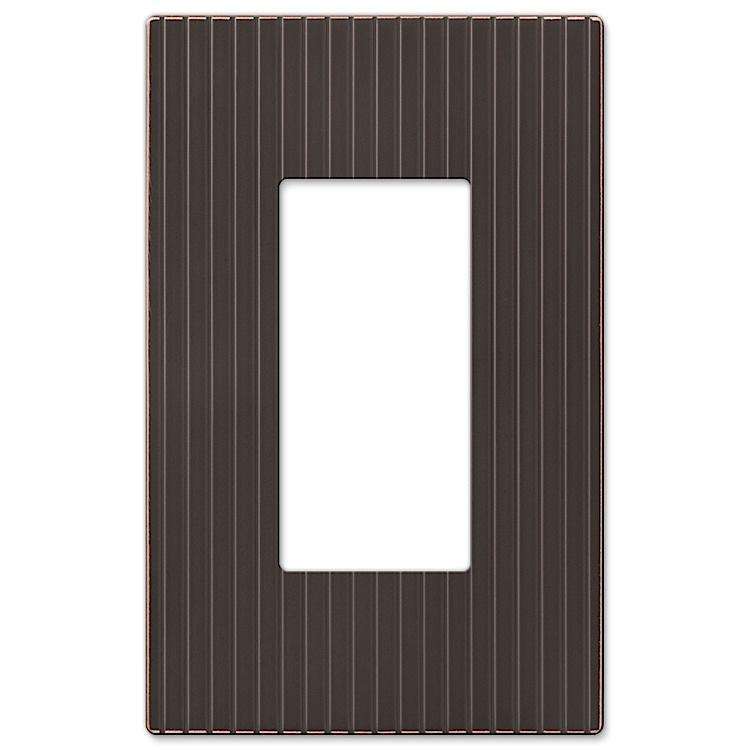 Mies Aged Bronze 1 Rocker (GFI) - Wallplatesonline.com