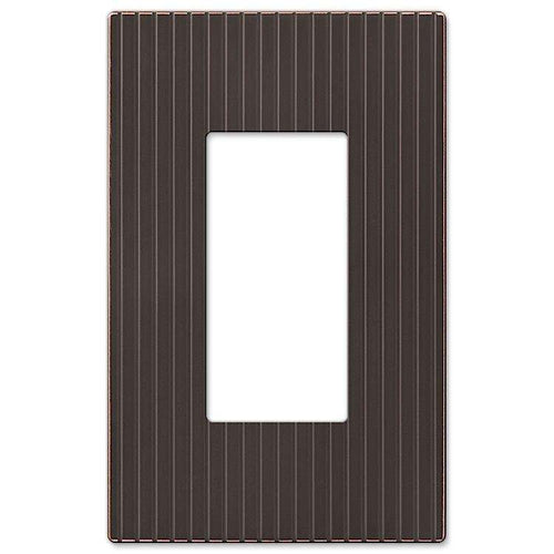 Mies Aged Bronze 1 Rocker (GFI) - Wallplatesonline.com