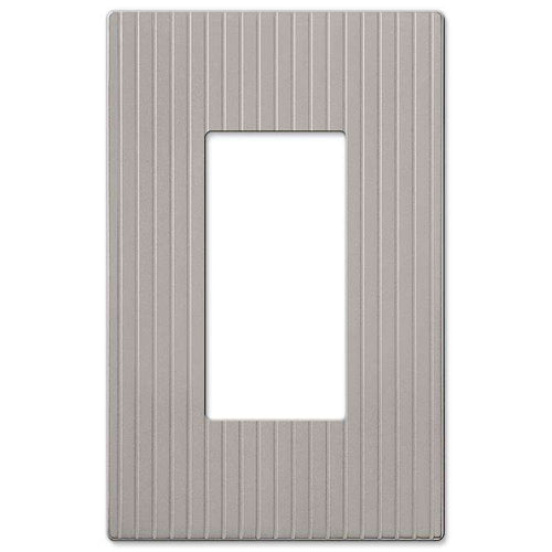 Mies Satin Nickel 1 Rocker (GFI) - Wallplatesonline.com