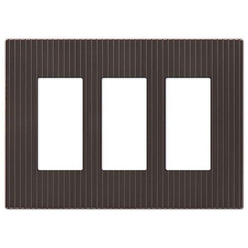Mies Aged Bronze 3 Rocker (GFI) - Wallplatesonline.com