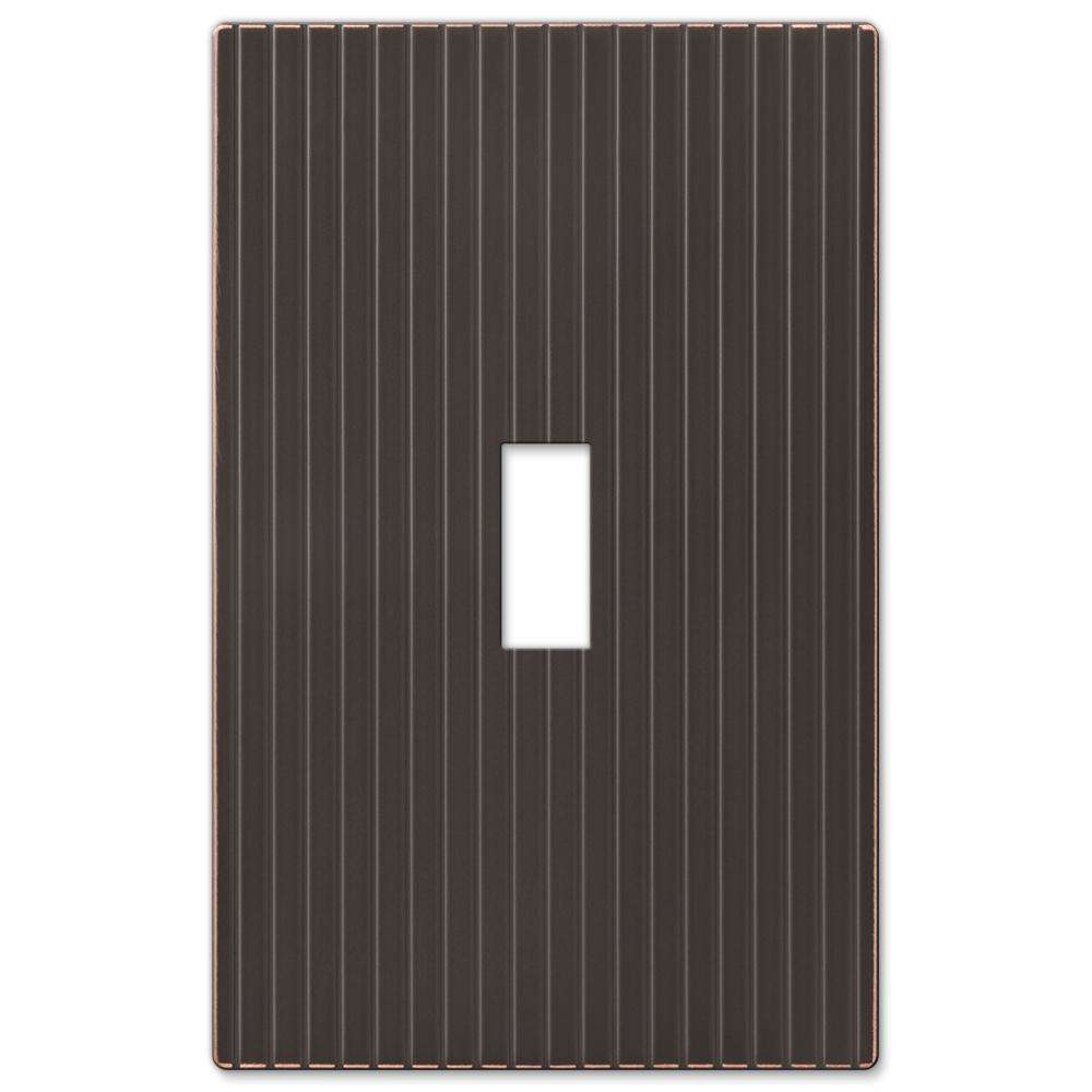 Mies Aged Bronze Cover Plates:Wallplatesonline.com