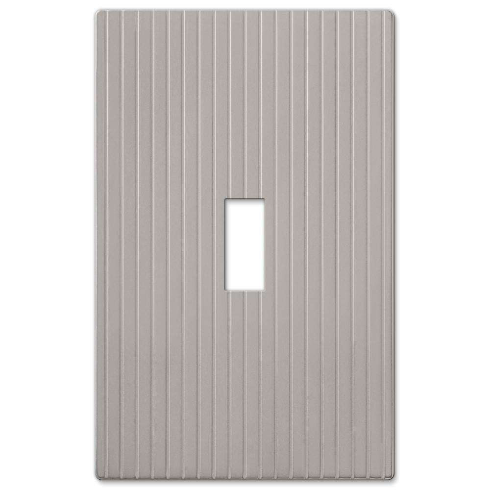 Mies Satin Nickel Cover Plates:Wallplatesonline.com