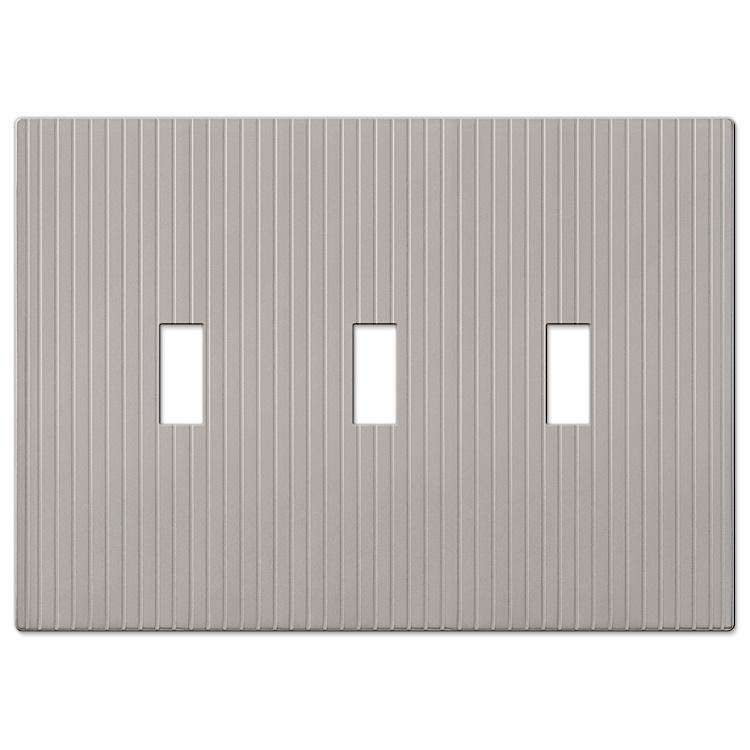 Mies Satin Nickel Triple Toggle