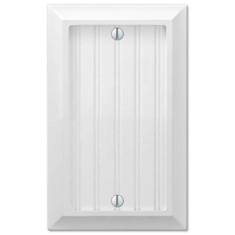 Discontinued Cottage White Wood 1B Wallpalte:Wallplatesonline.com