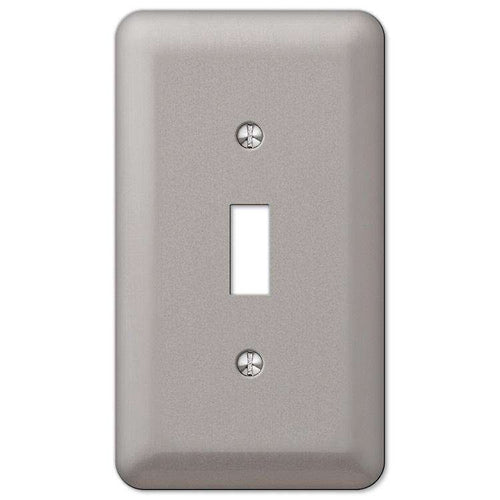 Devon Brushed Nickel Cover Plates - Wallplatesonline.com