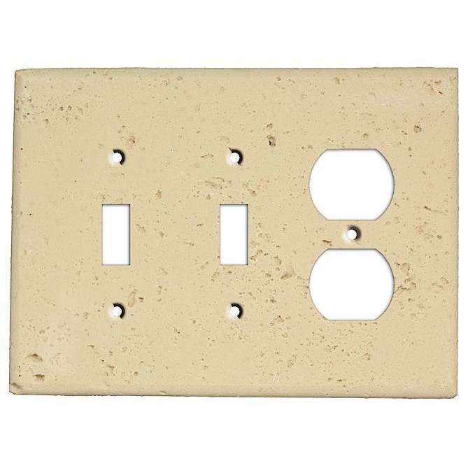 Sand Stone 2 Toggle / Duplex Outlet Cover Plate - Wallplatesonline.com