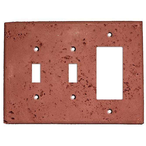 Brick Stone 2 Toggle / Rocker Cover Plate
