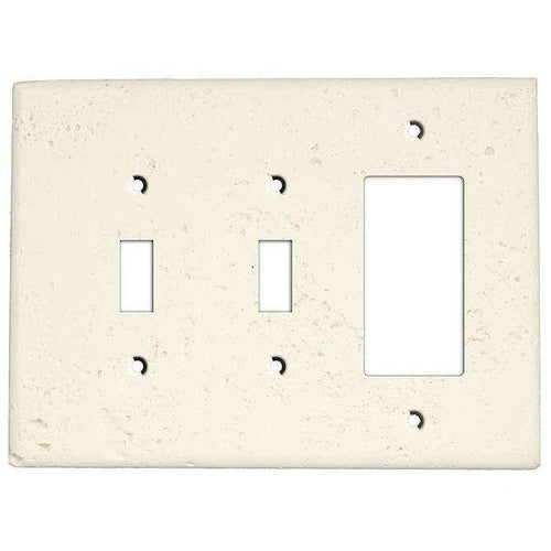 Paintable Stone 2 Toggle / Rocker Cover Plate