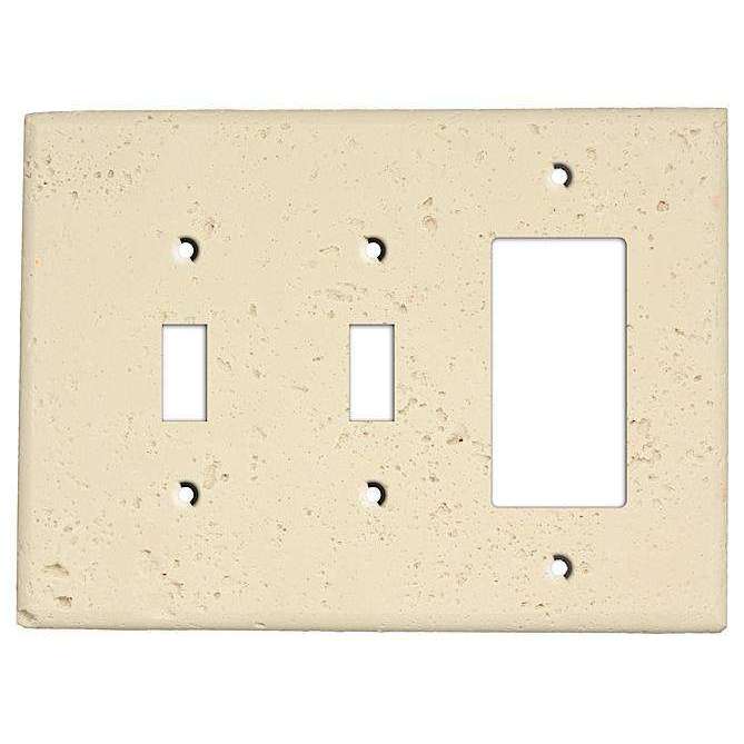 Bone Stone 2 Toggle / Rocker Cover Plate
