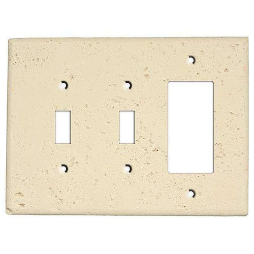 Bone Stone 2 Toggle / Rocker Cover Plate