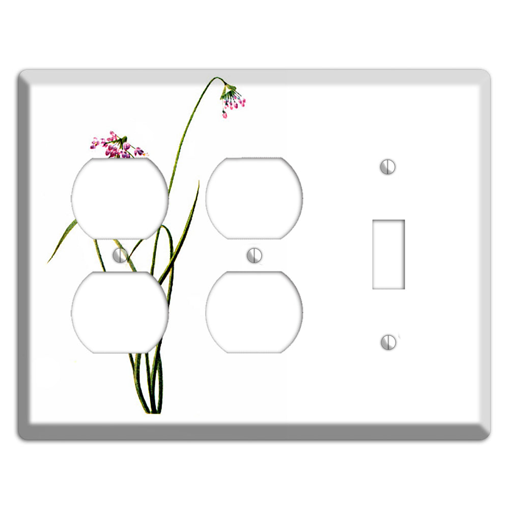 Allium Cernum 2 Duplex / Toggle Wallplate