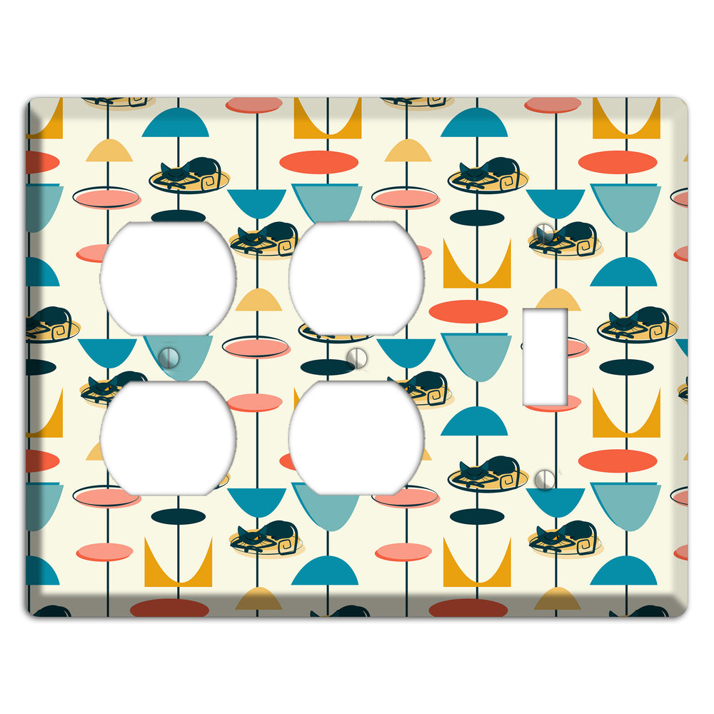 Sleeping Kitties 2 Duplex / Toggle Wallplate