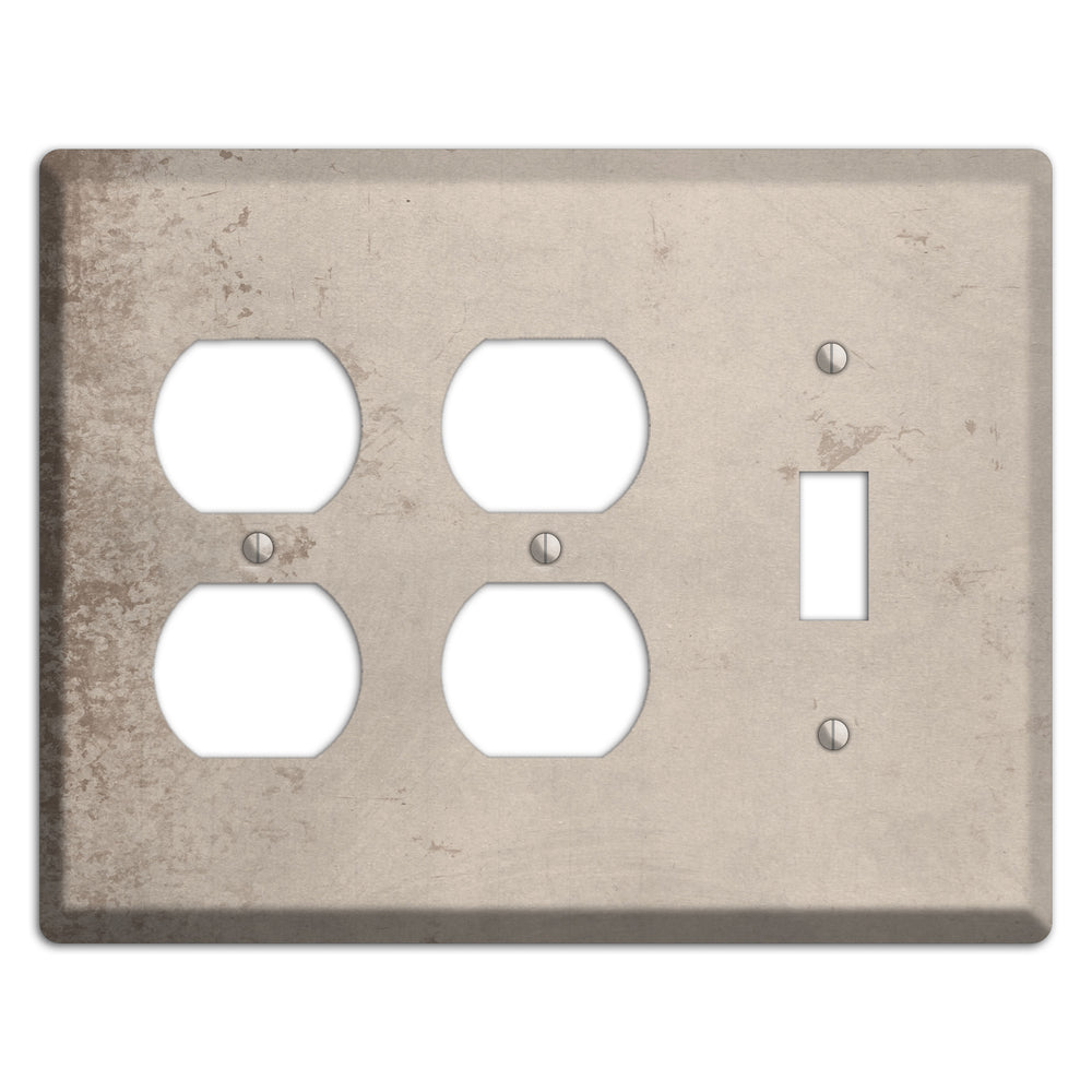 Sisal Vintage Grunge 2 Duplex / Toggle Wallplate
