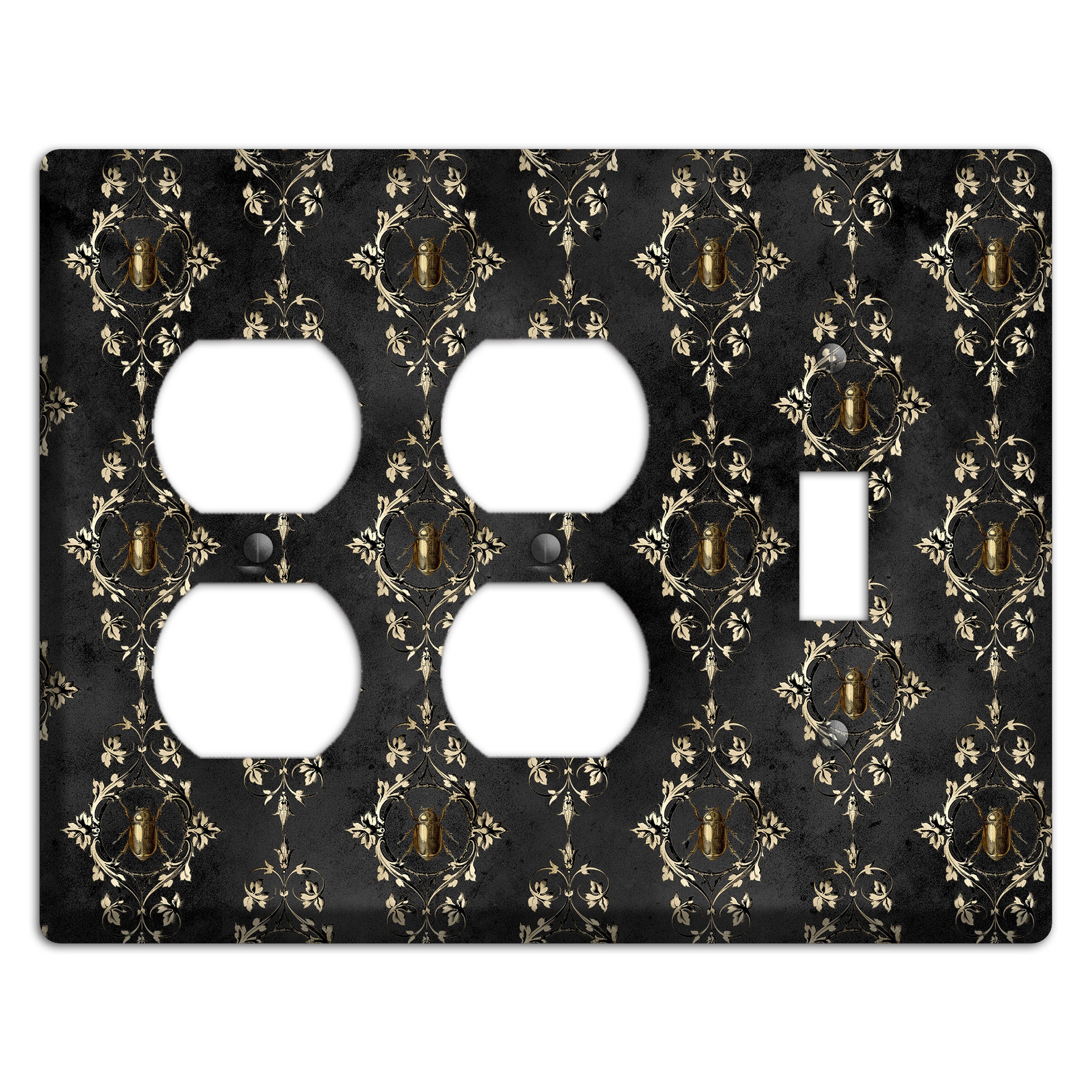 Edgar Allen Poe Beetle 2 Duplex / Toggle Wallplate