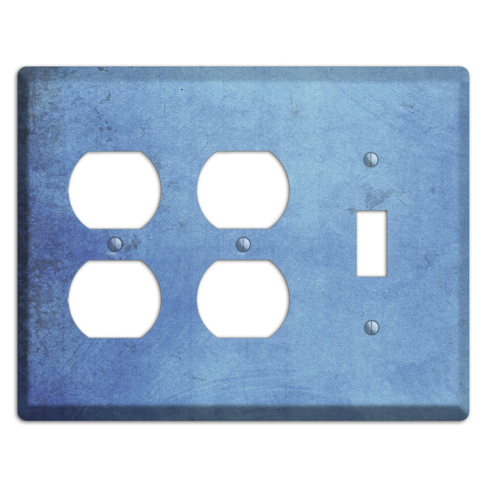 Polo Blue Vintage Grunge 2 Duplex / Toggle Wallplate