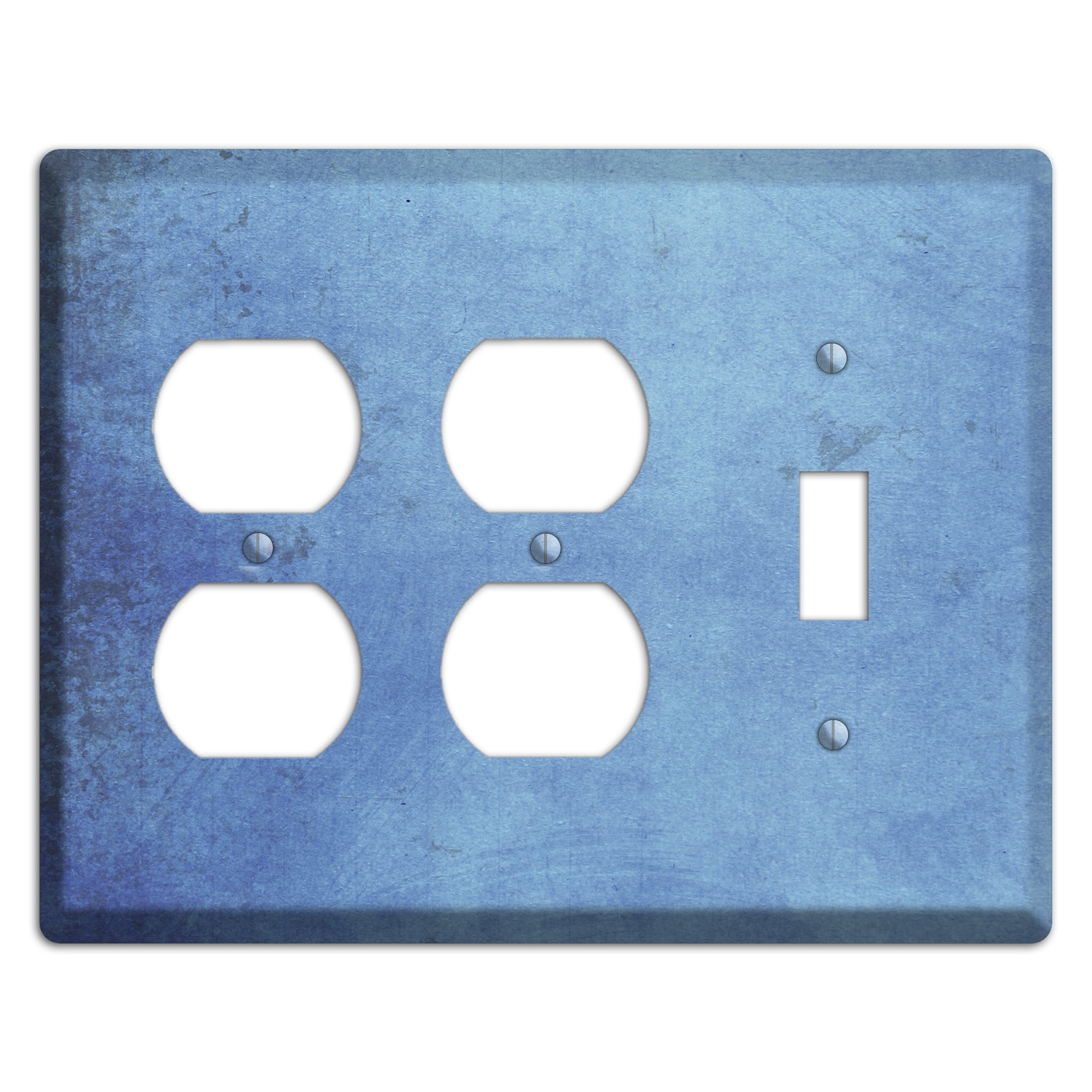 Polo Blue Vintage Grunge 2 Duplex / Toggle Wallplate