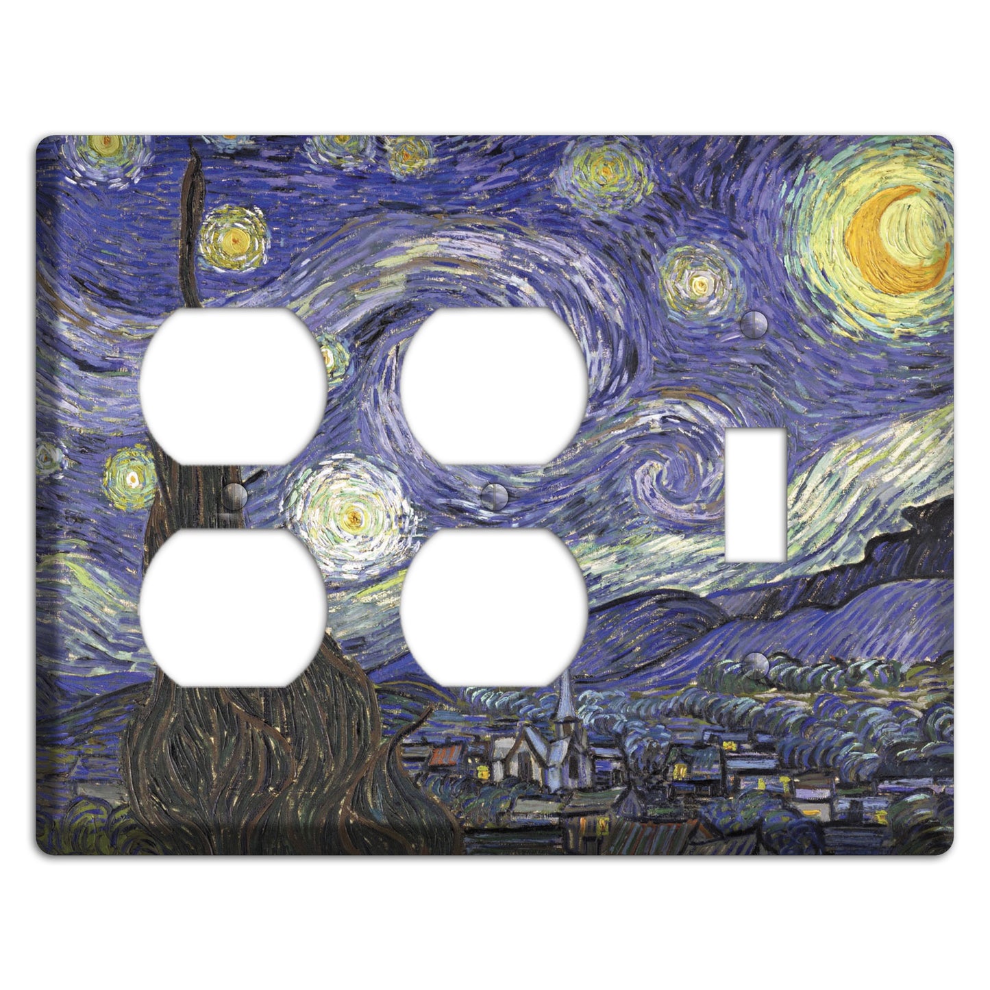 Vincent Van Gogh 4 2 Duplex / Toggle Wallplate