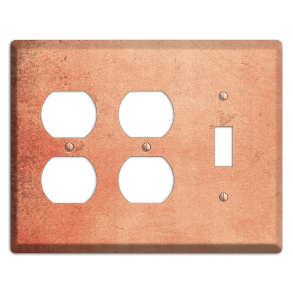 Tonys pink Vintage Grunge 2 Duplex / Toggle Wallplate