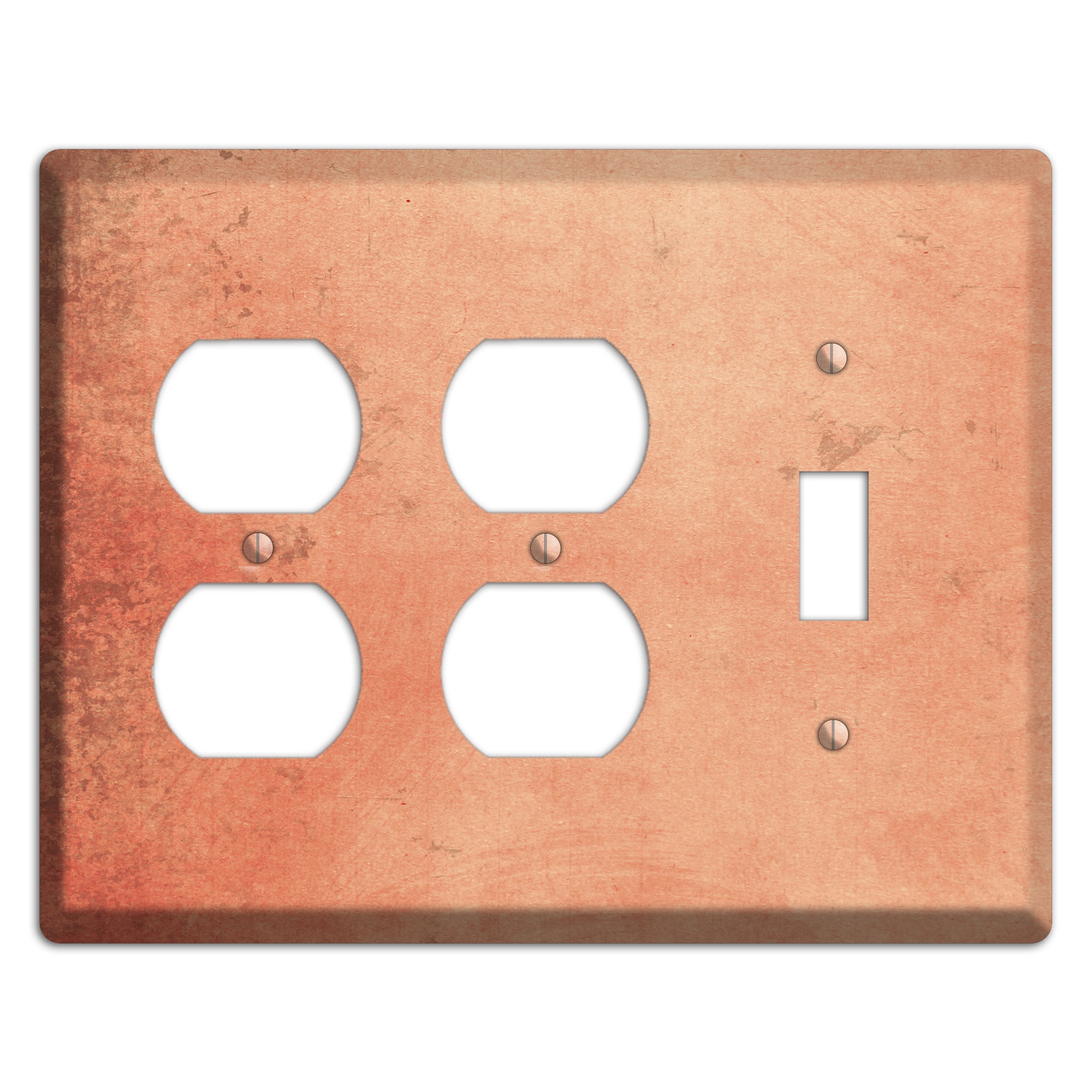 Tonys pink Vintage Grunge 2 Duplex / Toggle Wallplate