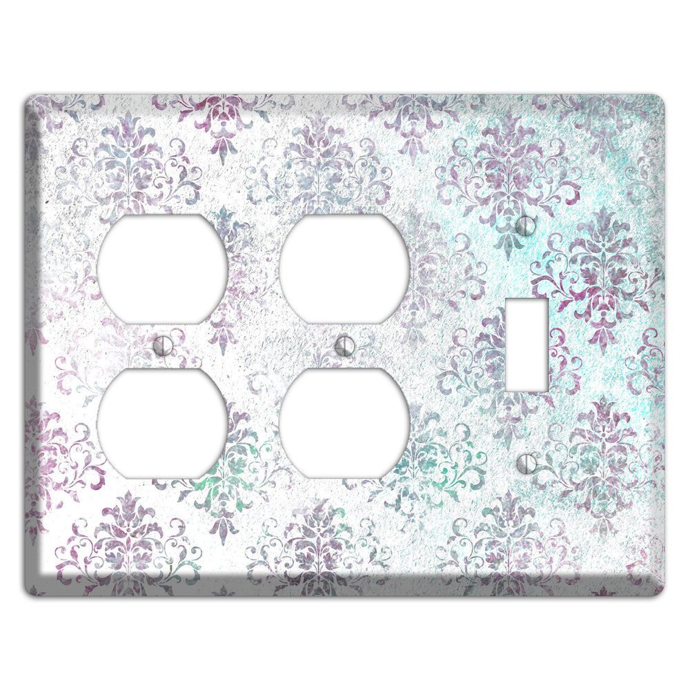 Tiara Whimsical Damask 2 Duplex / Toggle Wallplate