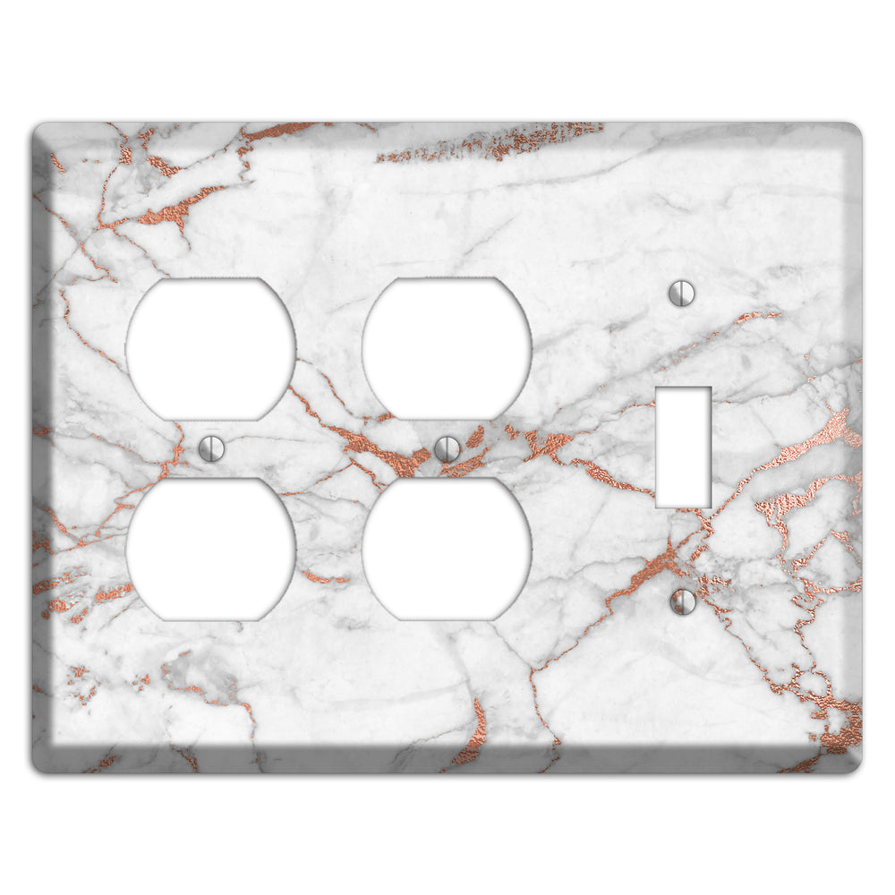 Copperfield Copper 2 Duplex / Toggle Wallplate