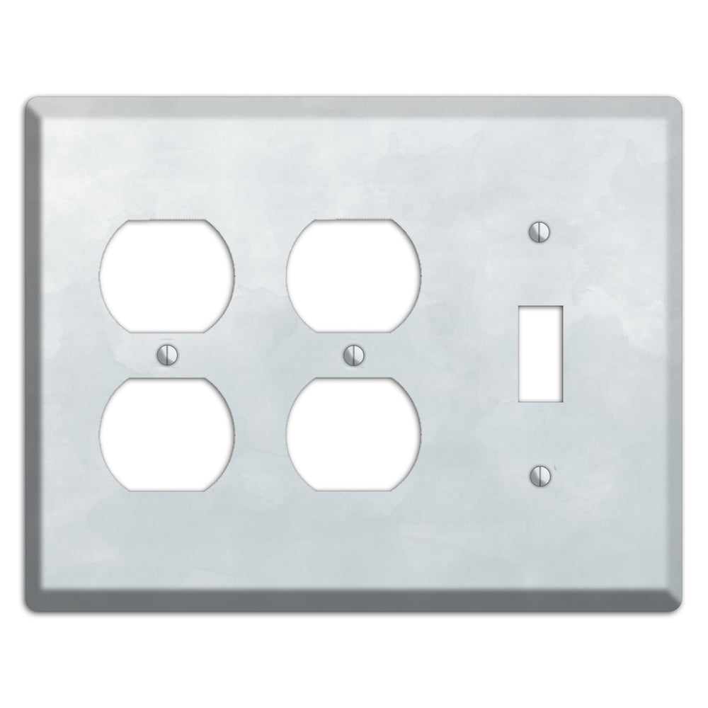 Gray Ombre 2 Duplex / Toggle Wallplate