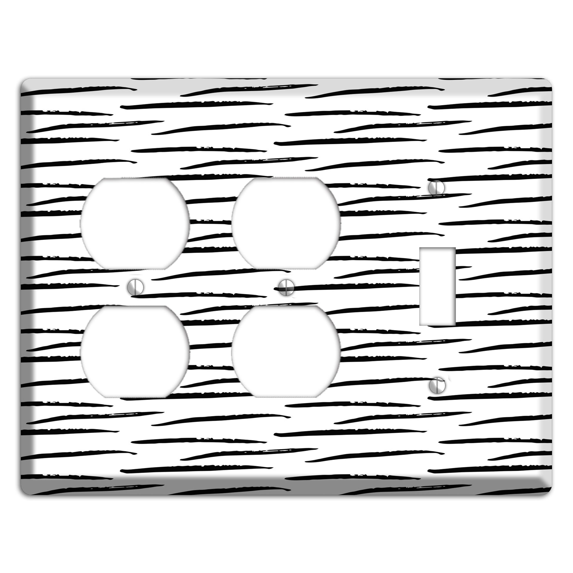 Ink Brushstrokes 9 2 Duplex / Toggle Wallplate