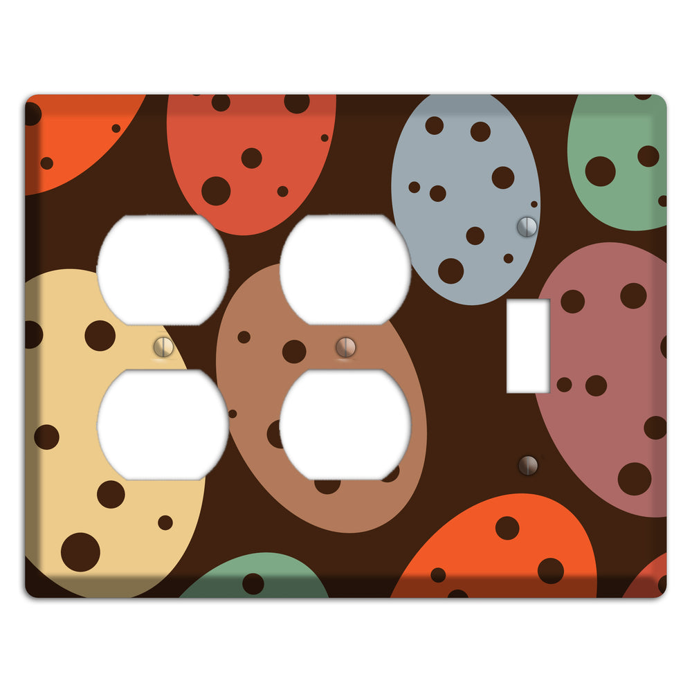 Brown Eggs 2 Duplex / Toggle Wallplate