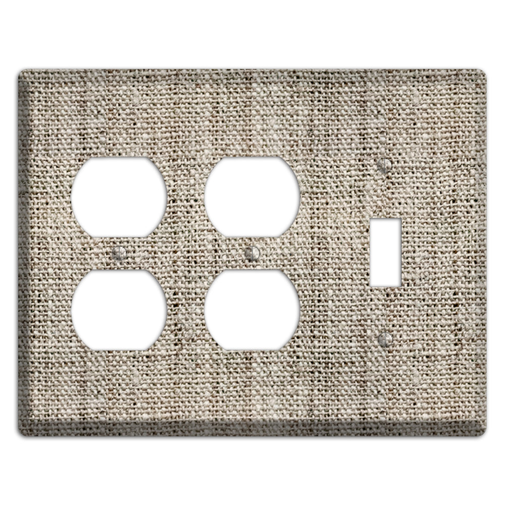 Niagara Burlap 2 Duplex / Toggle Wallplate