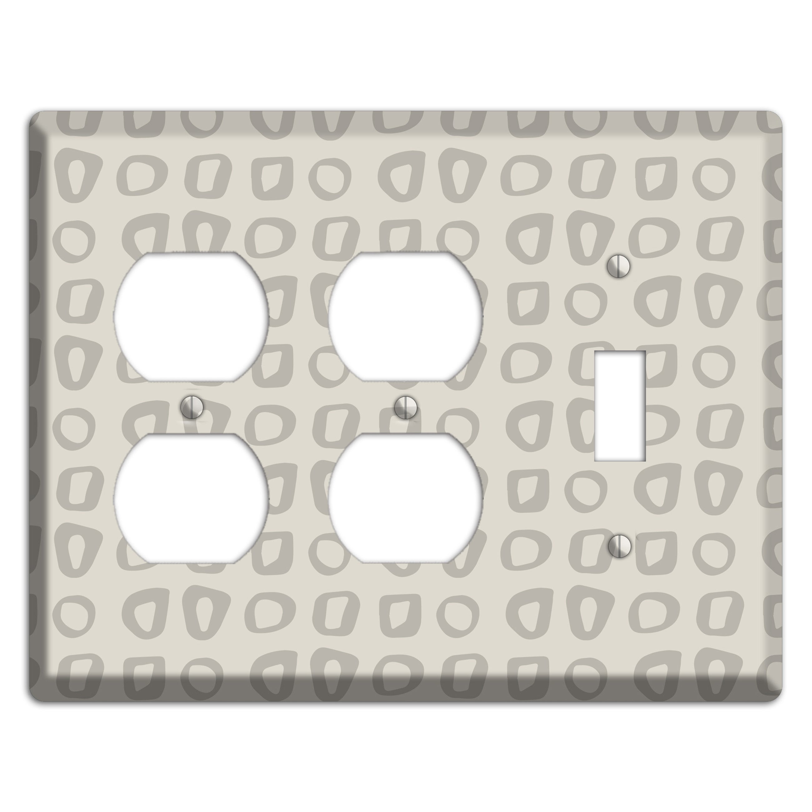 Simple Scandanavian Style V 2 Duplex / Toggle Wallplate